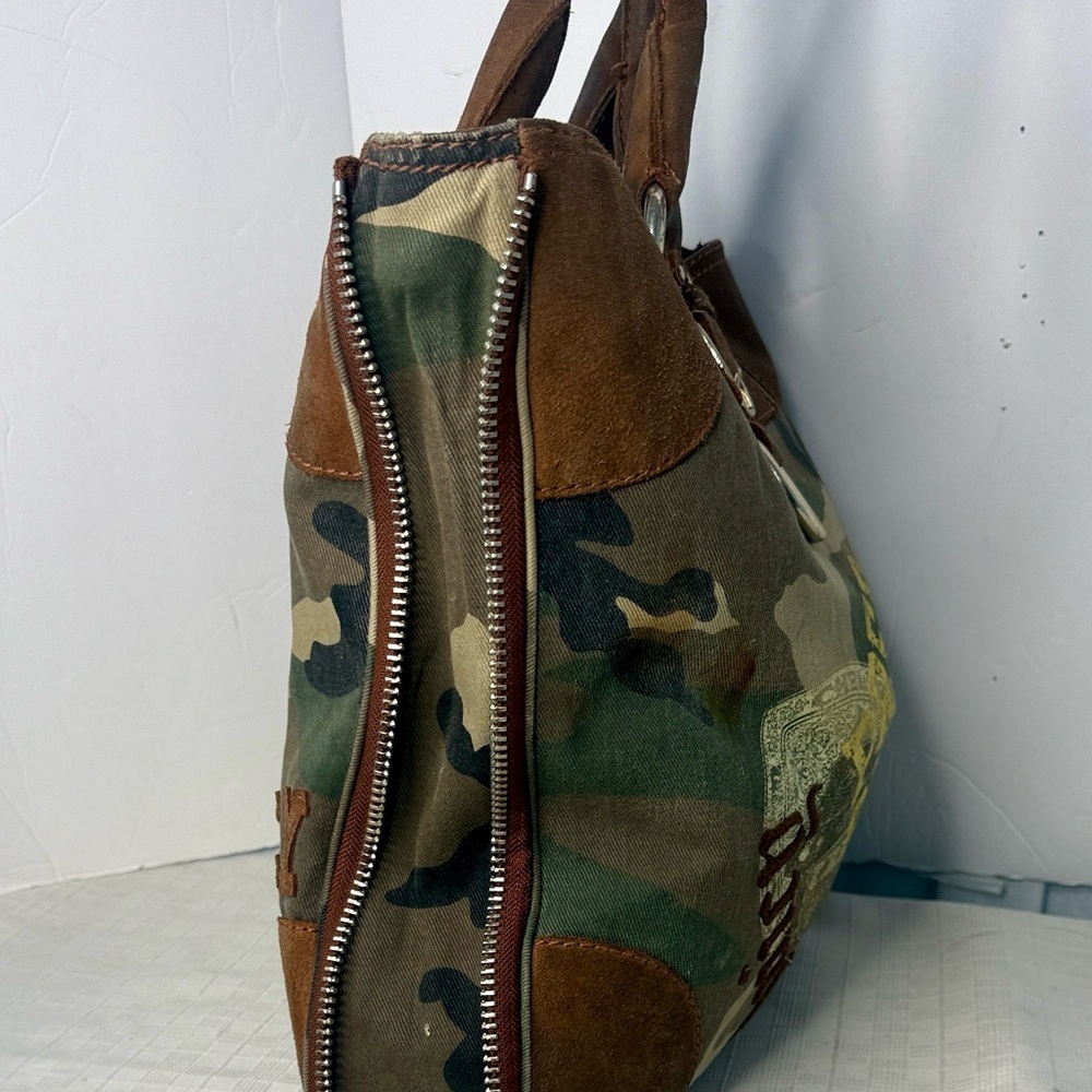 Vintage Juicy Couture PREP SCHOOL RIOT camo tote - Picture 6 of 16